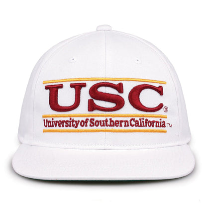 Retro Bar Snapback - White