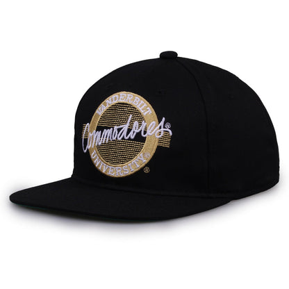 Vanderbilt Commodores Retro Circle Snapback - Black, alternate view 1