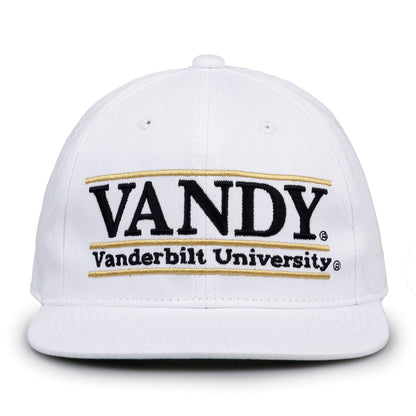 Retro Bar Snapback - White