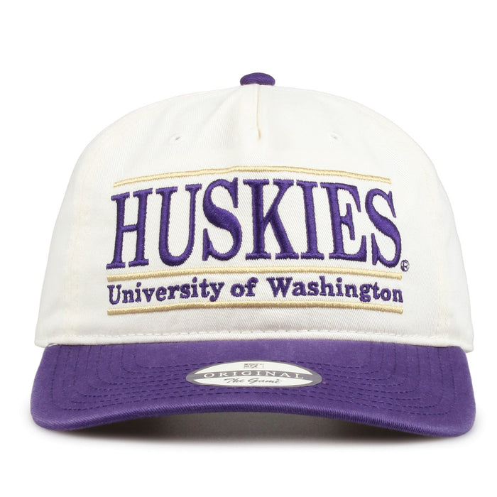 Washington Huskies Original Bar Snapback, front view
