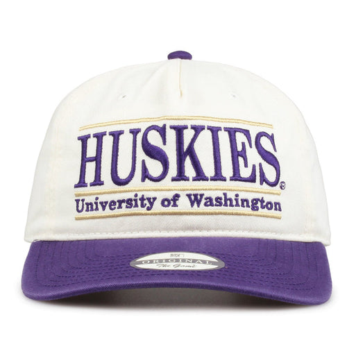 Washington Huskies Original Bar Snapback, front view