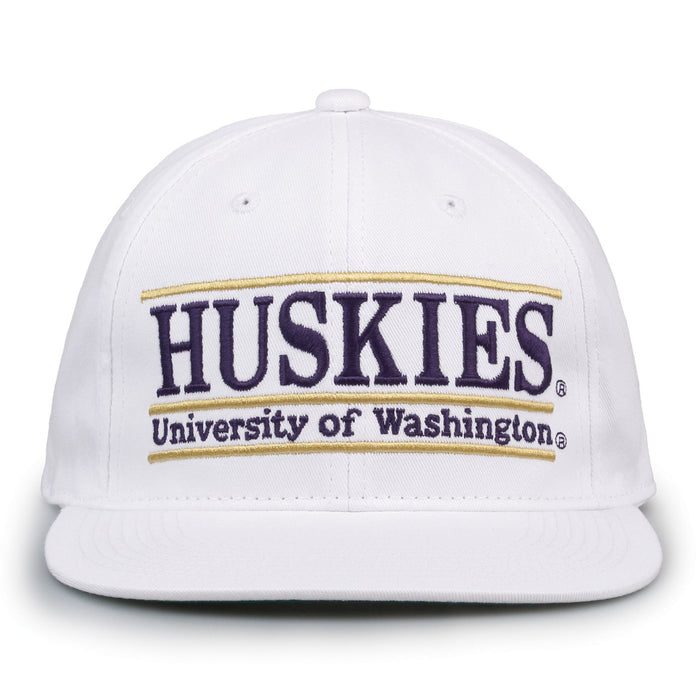 Retro Bar Snapback - White