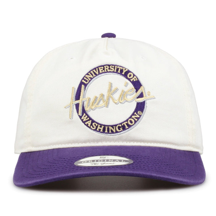 Washington Huskies Original Circle Snapback, front view
