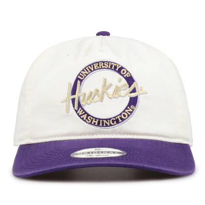 Washington Huskies Original Circle Snapback, front view