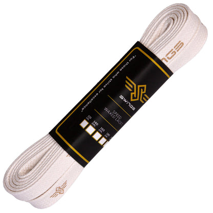 Waxed Superlaces White (1)