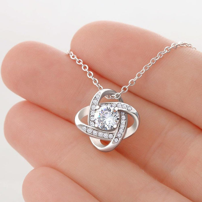 Wife Anniversary Gift From Husband - The Love Knot Necklace: Happy Anniversary
