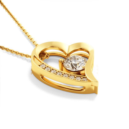 Wife Gift From Husband - Forever Love Heart Necklace: I Didn't Choose You, My Heart Did...