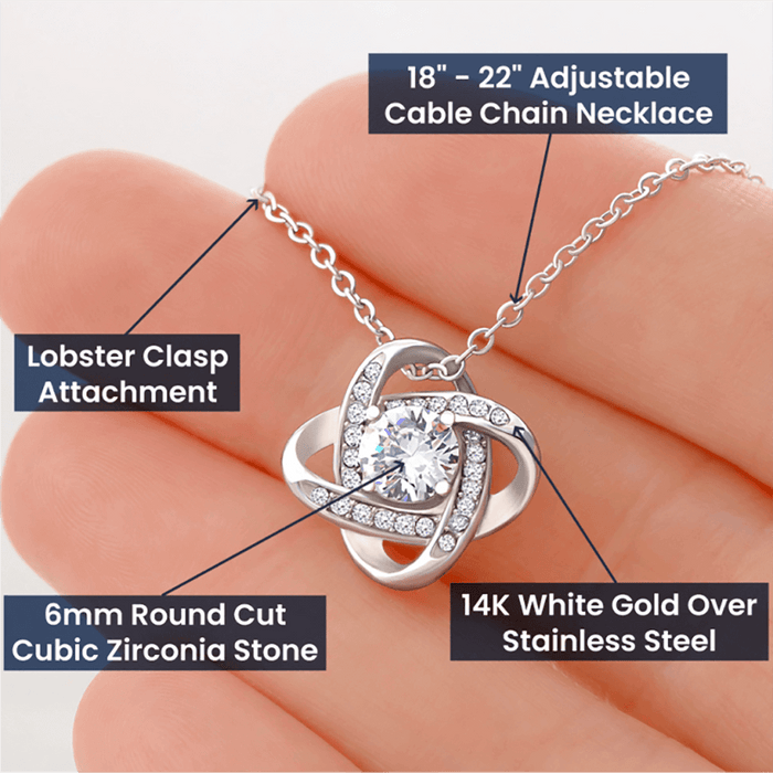 Wife Gift From Husband - The Love Knot Necklace: Until There Was You...