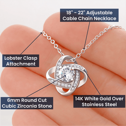 Wife Gift From Husband - The Love Knot Necklace: Until There Was You...