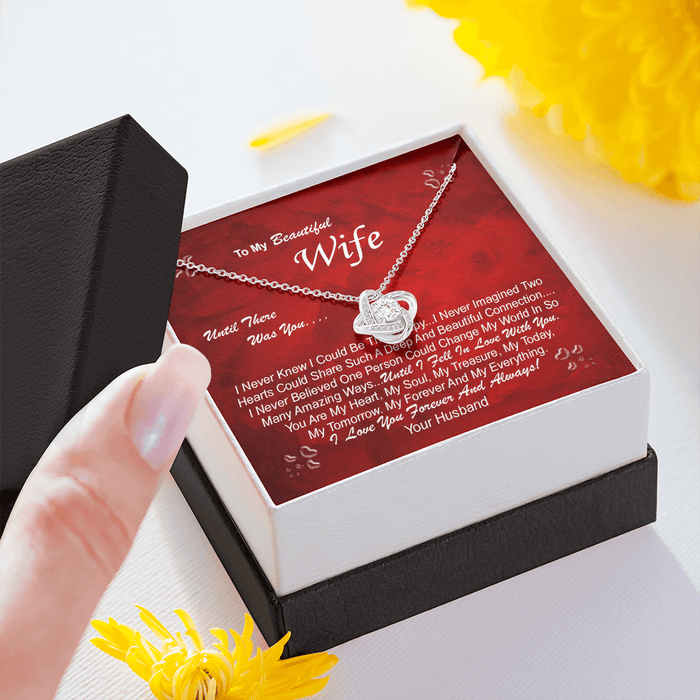 Wife Gift From Husband - The Love Knot Necklace: Until There Was You...