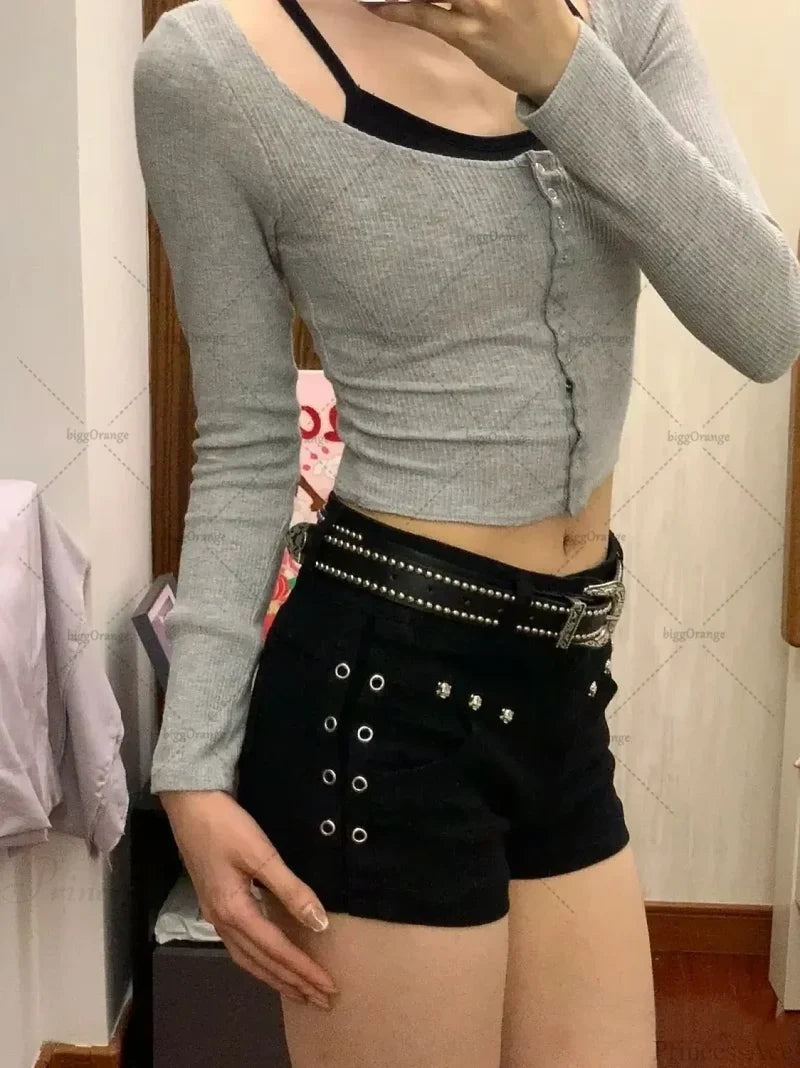 Willow Nail Design Denim Short