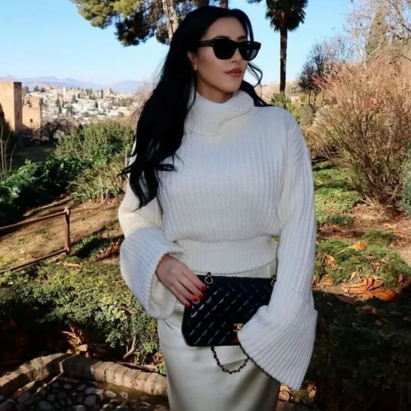 Winter Lapel Short Sweater