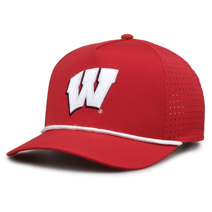 Wisconsin Logo Performance Mesh Snapback