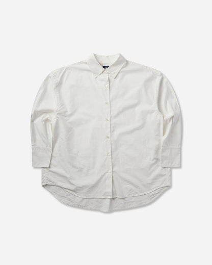 Levi's Wmns Blue Tab Core Ls Woven Neutrals White Shirts Blouses 006UD 0002