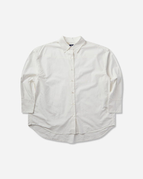 Levi's Wmns Blue Tab Core Ls Woven Neutrals White Shirts Blouses 006UD 0002