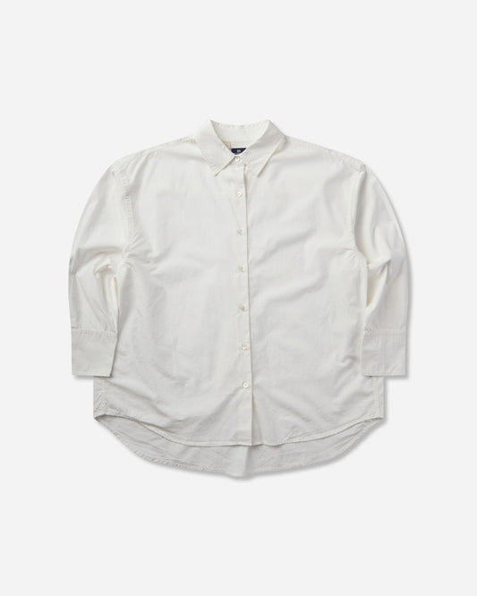 Levi's Wmns Blue Tab Core Ls Woven Neutrals White Shirts Blouses 006UD 0002