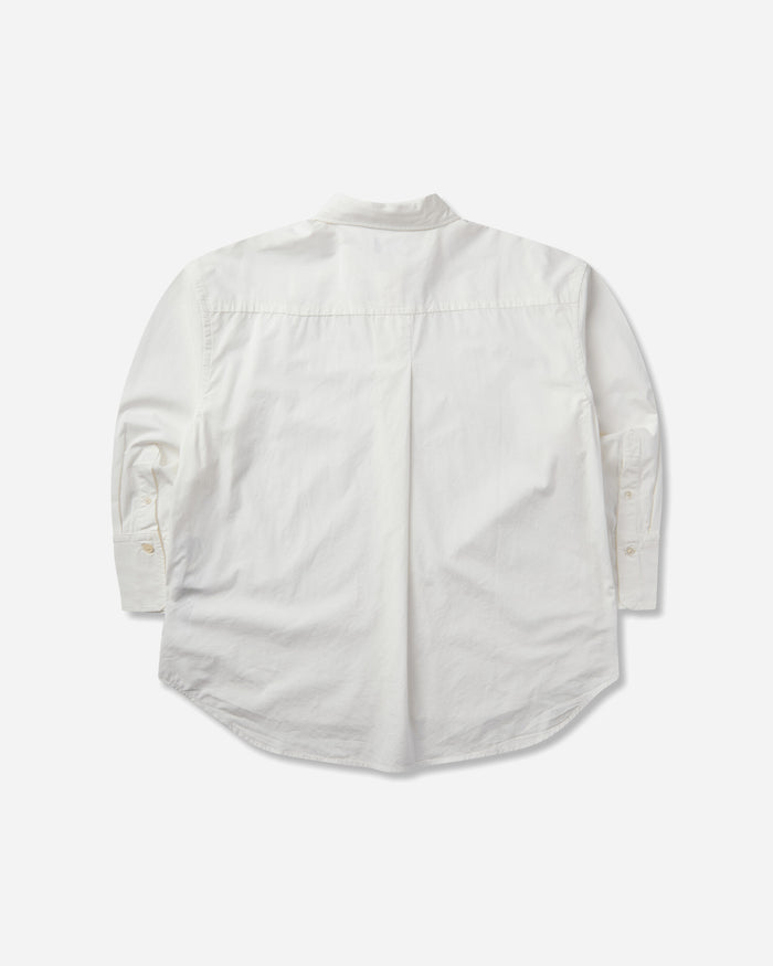 Levi's Wmns Blue Tab Core Ls Woven Neutrals White Shirts Blouses 006UD 0002