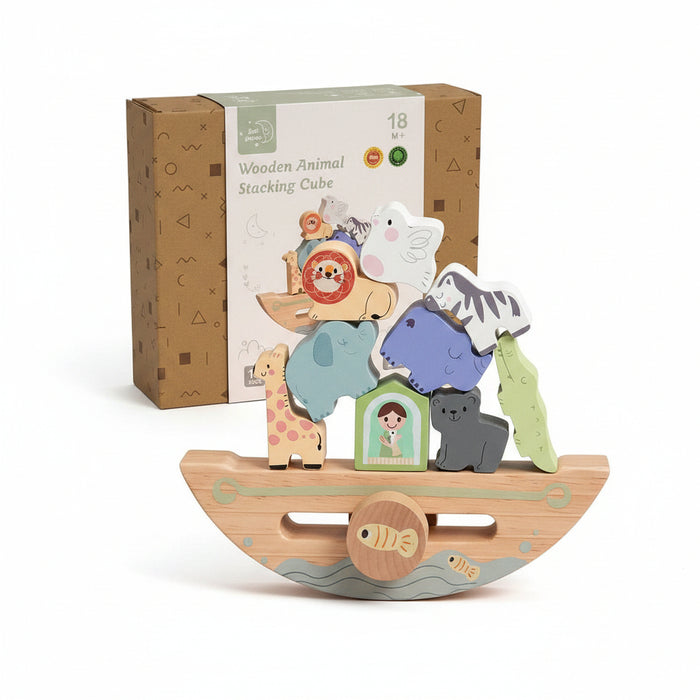 Wooden Educational Balancing Ark Stacking Toy (PK6) Bt-24-0007