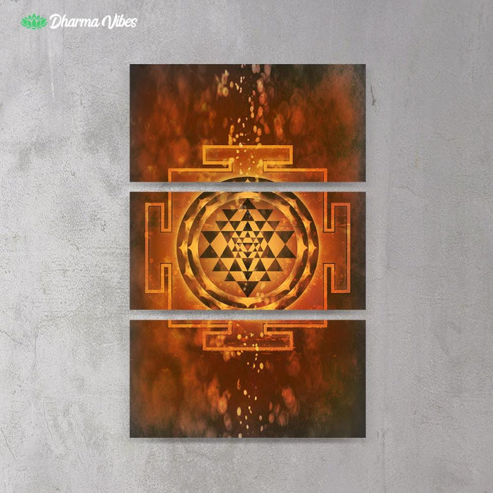 Yantra by McAshe 3-Piece Canvas