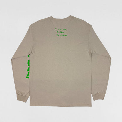 Ye 2018 LP ‘I Hate Being Bipolar’ Long Sleeve In Sand