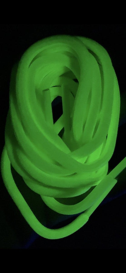 Yeezy Laces Rope Laces Glow Green In The Dark Laces Yeezreel