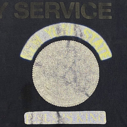 Yeezy Season 7 Jesus Is King New York LP Tee In Navy