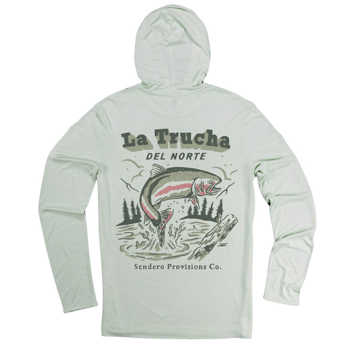 Yucatan Bamboo Hoodie- Flats Green/Del Norte