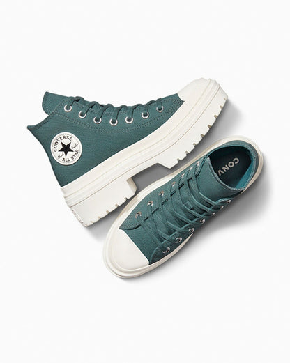 Zapatillas Converse Chuck Taylor Lugged Hell Hi Platform Verde