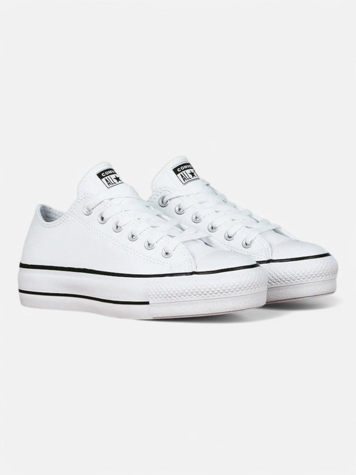Zapatillas Converse Chuck Taylor Platform Leather Blanco