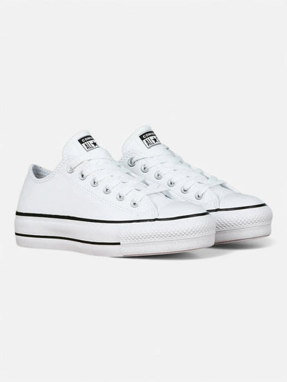 Zapatillas Converse Chuck Taylor Platform Leather Blanco