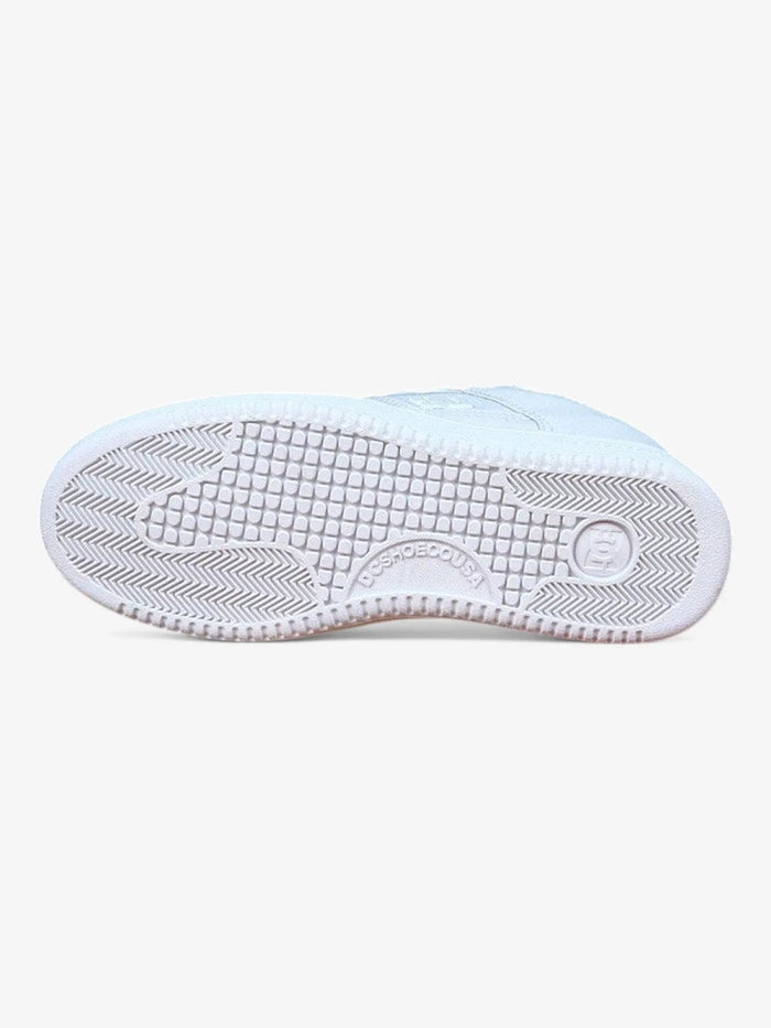 Zapatillas Dc Manteca Ss Mujer Blanco Blanco