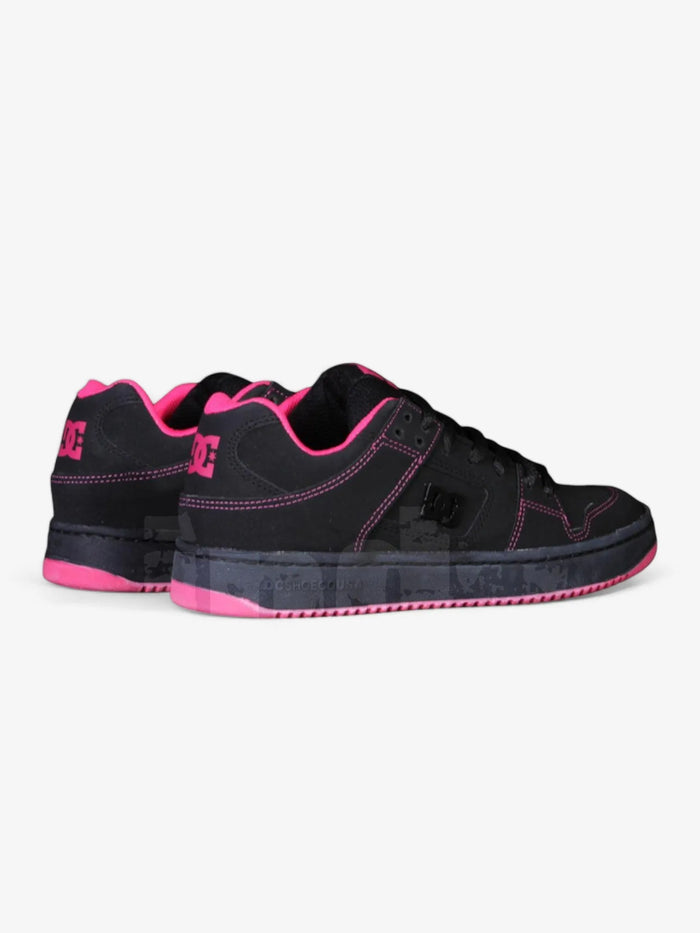 Zapatillas Dc Manteca Ss Mujer Negro Rosa