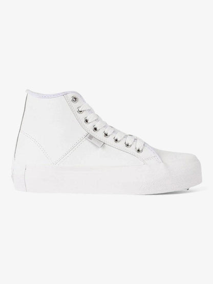 Zapatillas Dc Manual Hi Platform Mujer Blanco