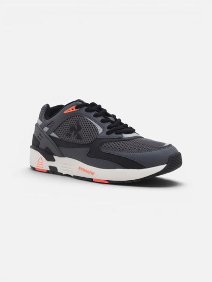 Zapatillas Le Coq Sportif R1100 Gris Oscuro Naranja